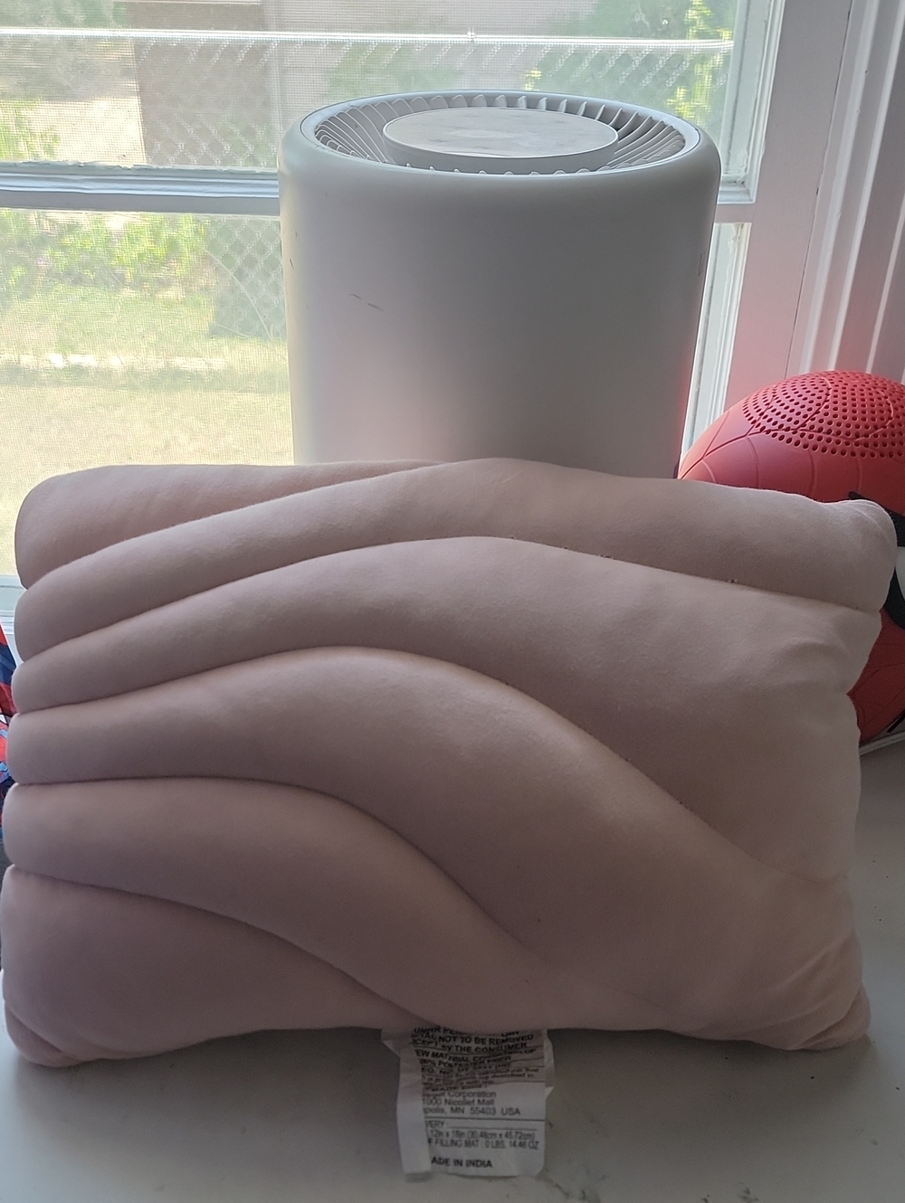 Room Essentials Light Pink Decorative Throw Pillow